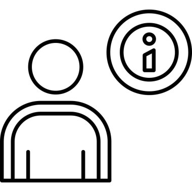 kişi simgesi, vektör illüstrasyon tasarımı