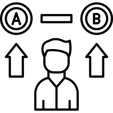 iş simgesi vektör illüstrasyonu