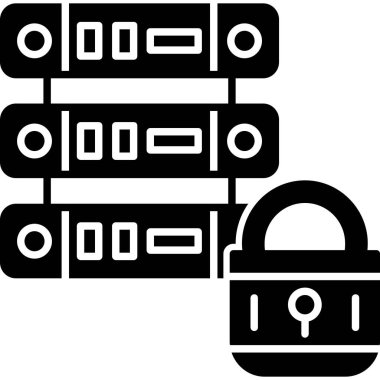 ikon vektör illüstrasyonunu kilitle