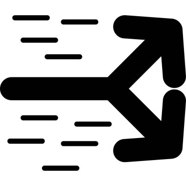 ok yönü sağ simgesi ana hat biçiminde