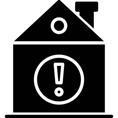 Alarm saati simgesi katı biçiminde