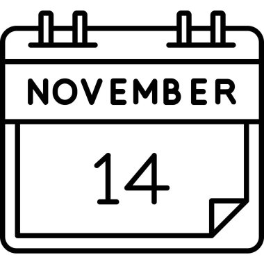 Kasım 11 tarih satırı simgesi