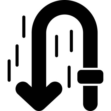 ok yönü simgesi ana hat biçiminde