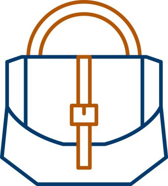 Web kullanımı için Cüzdan Simgesi, Basit Vektör İllüstrasyonu