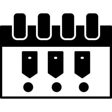 müzik enstrümanı müzik simgesi, vektör illüstrasyonu