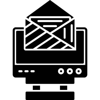 e-posta simgesi ana hat biçiminde