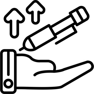 Şırınga aşısı simgesi, özet biçimi