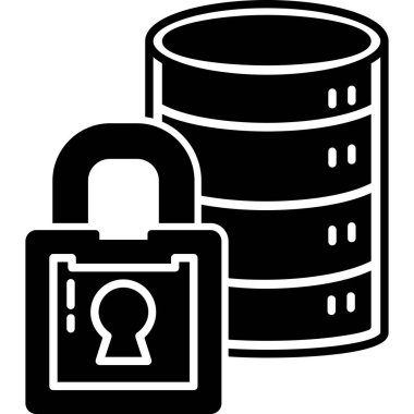 veri depolama vektörü simgesi