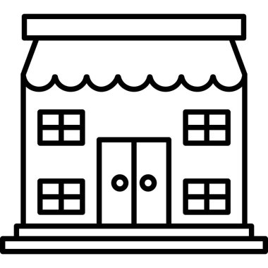 Ev simgesi, vektör illüstrasyonu