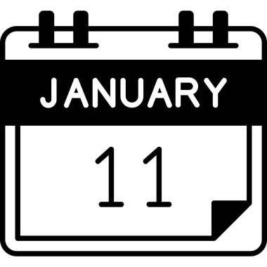 Takvim simgesi tasarımı vektör illüstrasyonu, takvim 10 ay, vektör illüstrasyonu