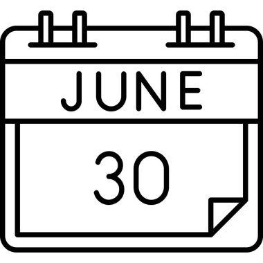 Takvim ve takvimle illüstrasyon