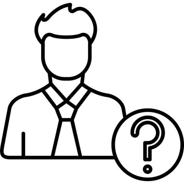 İş adamı çalışan simgesi