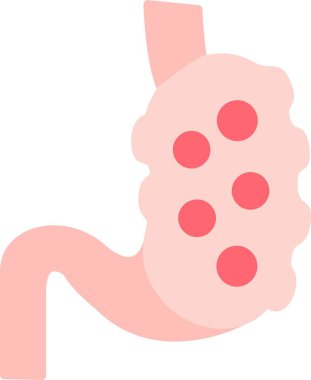 mide ikonu vektör illüstrasyonu