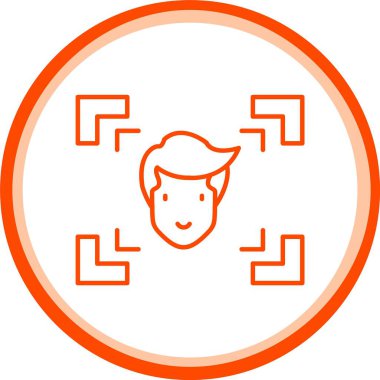 Beyaz gömlekli bir adamın vektör çizimi