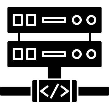 ağ sunucusu vektör illüstrasyonu