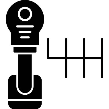 araba ışığı ikon vektör illüstrasyonu
