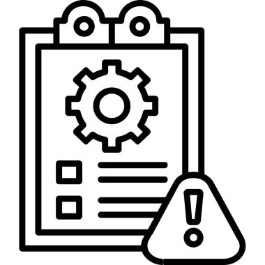 Kontrol listesi. Web simgesi vektör illüstrasyonu