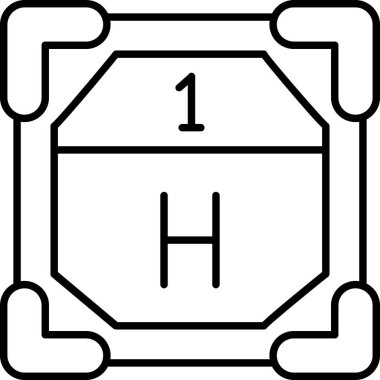 Modern bir simgenin vektör illüstrasyonu