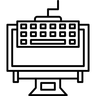 Klavye bilgisayar simgesi, özet biçimi