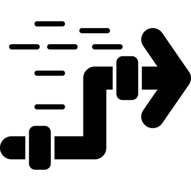 Ok. Web simgesi basit illüstrasyon