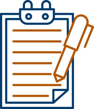 Web kullanımı için Belge Simgesi, Basit Vektör İllüstrasyonu