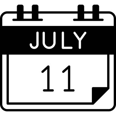 Takvim simgesi tasarımı, vektör illüstrasyonu