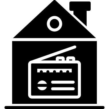 Ev simgesi vektör illüstrasyonu