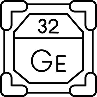 periyodik tablo vektör illüstrasyonu