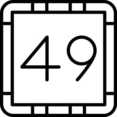 Takvim 6 0 satır simgesi