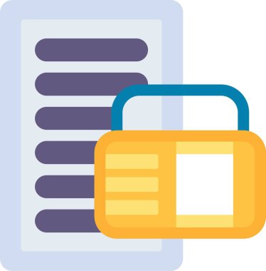 belge dosya dizin simgesi düz biçimli