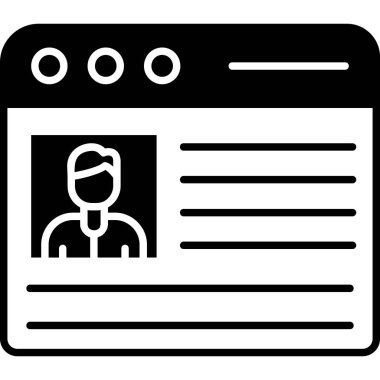 iş simgesi, vektör resimleme