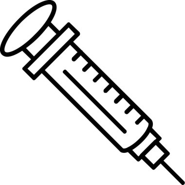 İğne enjeksiyonu tıbbi simgesi