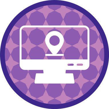 Navigator Simgesi, Web Kullanımı için Basit Vektör İllüstrasyonu