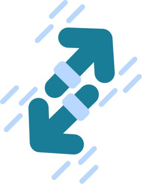 Ok. Web simgesi basit illüstrasyon