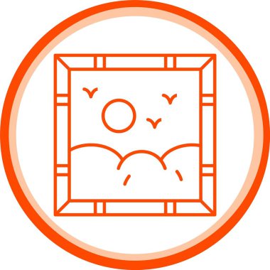 Web Kullanımı için Boyama Simgesi, Basit Vektör İllüstrasyonu