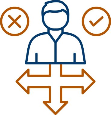 Web kullanımı için Kılavuz Simgesi, Basit Vektör İllüstrasyonu