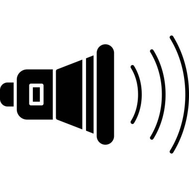 ses hoparlörü vektör simgesi deseni