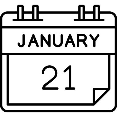 Takvim simgesi tasarımı, vektör illüstrasyonu