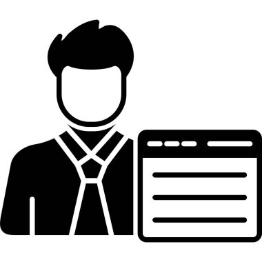 yönetici çalışan simgesi, özet biçimi