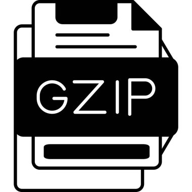 dosya biçimi simgesi, vektör illüstrasyonu