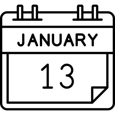 Takvim simgesi tasarımı, vektör illüstrasyonu