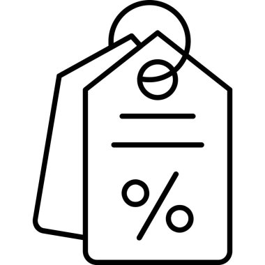 alışveriş ve satış vektör simgesi.