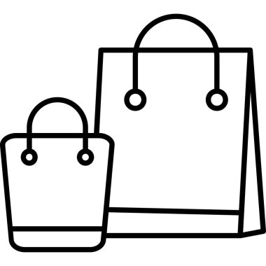 Alışveriş çantası. Web simgesi