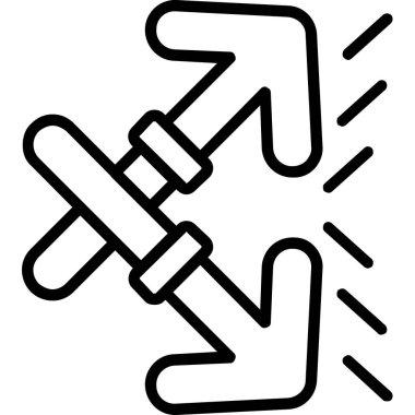 ip simgesi, vektör illüstrasyonu