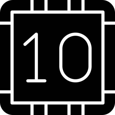 number one icon vector illustration