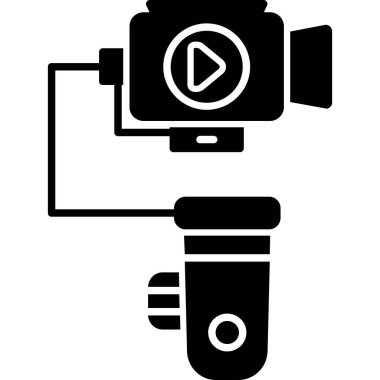 Kamera. Web simgesi basit tasarım