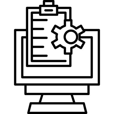 Web tasarımı ve geliştirme vektörü simgesi