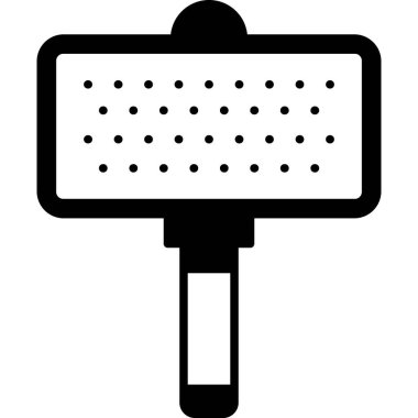 Mutfak rendesi ikonu. Beyaz üzerinde izole edilmiş web tasarımı için basit bir rendelenmiş vektör simgesi