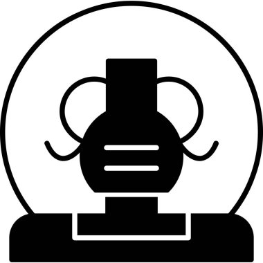 Modern bir simge tasarımının vektör illüstrasyonu