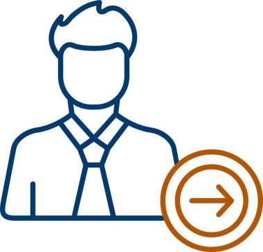 Web kullanımı için Kullanıcı Kaldırma Simgesi, Basit Vektör İllüstrasyonu